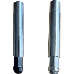 مفتاح مقبس صواميل سبايك - قطعتين فضية متوافقة مع صواميل قفل العجلة المدببة لما بعد البيع M12x1.5 M12x1.25 M14x1.5 M14x2 9/16-18 1/2-20 in Kuwait