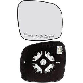 Town & Country Passenger Side Mirror Glass Compatible with Dodge Grand Caravan Chrysler Town & Country RAM CV Volkswagen VW Routan Power Convex right Side Heated Mirror Glass with Rear Holder