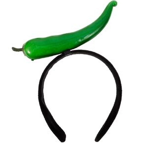 FOMIYES Halloween Decor Elastic Headbands Decorative Hair Wear Simulation Chili Design Hair Hoop Unique Headdress Festival Headband Chili Pepper Hat Womens Headband Girls Hair Accessories