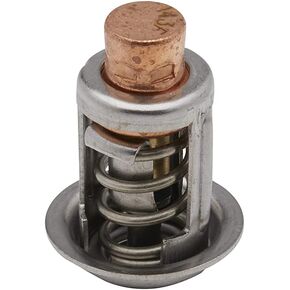 Quicksilver 8M6010302 Thermostat 143 Degree for Select Evinrude, Johnson, OMC 2-cycle 6-55 HP Outboards and V-4 and V-6 Crossflow Outboards