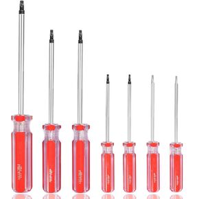 Triangle Screwdrivers Set 7 Sizes 1.4mm 1.8mm 2.0mm 2.3mm 2.7mm 3.0mm 4.2mm, SKZIRI 7in1 Triangle Screwdriver Tool Kit for Fixing Electronic Toys Household Electrical Appliances Repairs