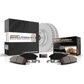 Power Stop CRK1243 Coated Brake Rotor & Ceramic Brake Pads- rear