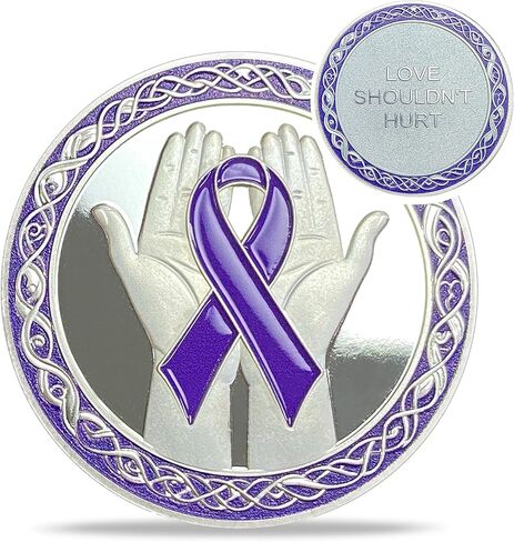 عملة التعافي من سرطان الثدي - رقائق شريط الفراشة الوردية الملهمة - ملحقات التوعية اليومية للعناية بالسرطان - هدايا سرطان الثدي للنساء الناجيات - رمز الصلاة الكيميائي للشفاء من السرطان in Kuwait