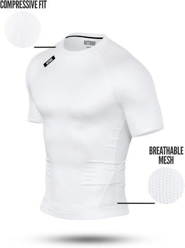Nxtrnd Core Men's Compression Short Sleeve T-Shirt for Football in Saudi Arabia