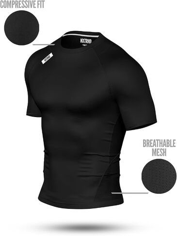 Nxtrnd Core Men's Compression Short Sleeve T-Shirt for Football in Saudi Arabia