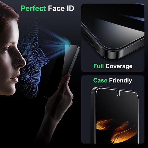واقي شاشة الخصوصية WSKEN لهاتف Samsung Galaxy S24 Plus، 24 درجة [إزالة الغبار التلقائي] [دعم فتح بصمات الأصابع] طبقة زجاجية مقواة عالية الدقة بتغطية كاملة مع منزل تركيب نظيف للغبار، عبوتان in Kuwait