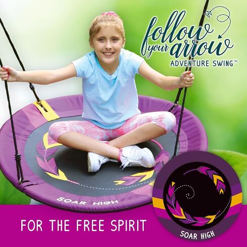 M&M Sales Enterprises MM00156 Adventure Swing SOAR عالي، مقاس واحد، أرجواني in Saudi Arabia