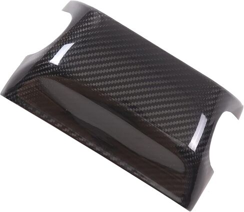 Daeiclru Real Carbon Fiber Car Steering Wheel Base Trim Cover Compatible with Chevrolet Corvette C8 2020-2023, Interior Steering Wheel Panel Trim Accessories (Black) in Saudi Arabia
