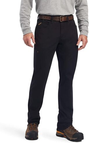 ARIAT Men's Rebar M4 Low Rise Durastretch Made Tough Stackable Straight Leg Pant in Saudi Arabia