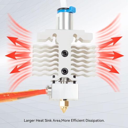Creality Ender 3 V2 Neo Hotend Kit,Extruder Hot End 0.4mm Nozzle with Bowden PTFE Tubing and Silicone Sock Upgrades for Ender 3 Neo, Ender 3 V2 Neo,Ender 3 Max Neo 3D Printers in Saudi Arabia