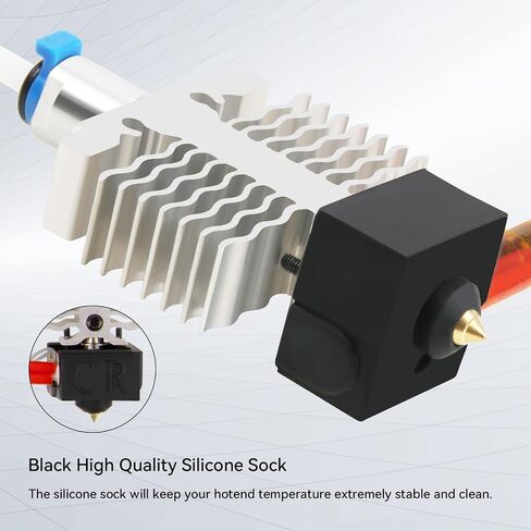 Creality Ender 3 V2 Neo Hotend Kit,Extruder Hot End 0.4mm Nozzle with Bowden PTFE Tubing and Silicone Sock Upgrades for Ender 3 Neo, Ender 3 V2 Neo,Ender 3 Max Neo 3D Printers in Saudi Arabia