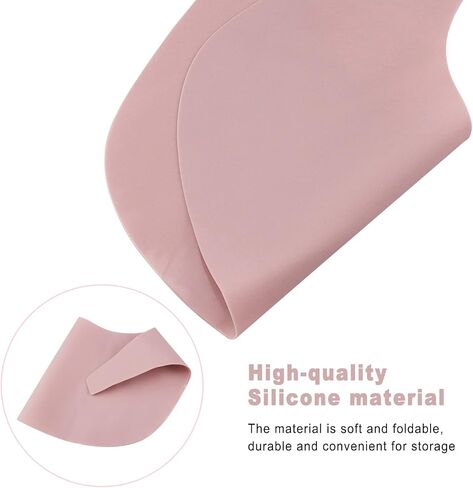 2 Pieces High Chair Placemat Silicone, Clean and Hygienic, Suitable for Tripp Trapp High Chair Tray (Grey/Green) in Saudi Arabia