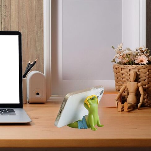 Cute Phone Stand for Desk, Cartoon Design Cell Phone Holder,Resein Desk Phone Stand, Cute Animal Desktop Accessories,Compatible with All Mobile Phones,Display Decoration for chid Bedroom in Saudi Arabia