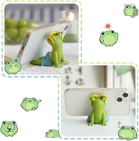 Cute Phone Stand for Desk, Cartoon Design Cell Phone Holder,Resein Desk Phone Stand, Cute Animal Desktop Accessories,Compatible with All Mobile Phones,Display Decoration for chid Bedroom in Saudi Arabia