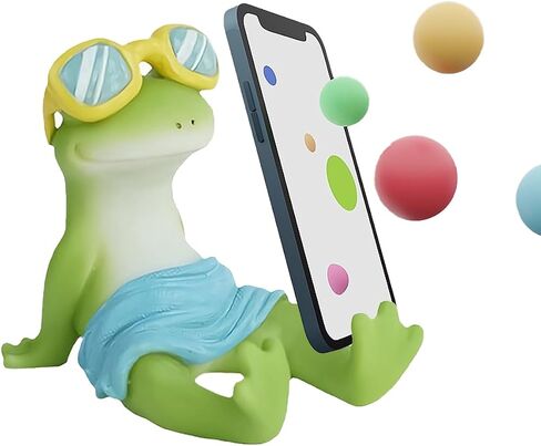 Cute Phone Stand for Desk, Cartoon Design Cell Phone Holder,Resein Desk Phone Stand, Cute Animal Desktop Accessories,Compatible with All Mobile Phones,Display Decoration for chid Bedroom in Saudi Arabia