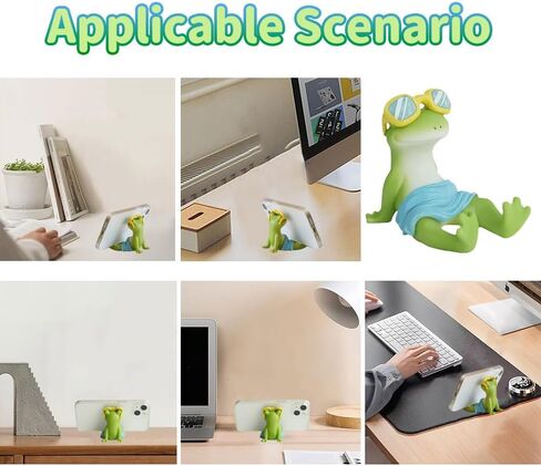 Cute Phone Stand for Desk, Cartoon Design Cell Phone Holder,Resein Desk Phone Stand, Cute Animal Desktop Accessories,Compatible with All Mobile Phones,Display Decoration for chid Bedroom in Saudi Arabia
