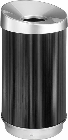 Safco At-Your-Disposal 38-Gallon Impact & Water Resistant Trash Can, Black Modern Waste Collection for Offices, Break Rooms & More in Saudi Arabia