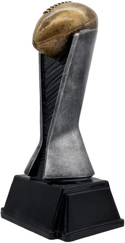 Decade Awards World Class Football Tower Trophy 6, 8 or 12 Inch Tall | Majestic Fantasy Football Tower Award | Most Valuable Player Trophy - Engraved Plate on Request in Saudi Arabia