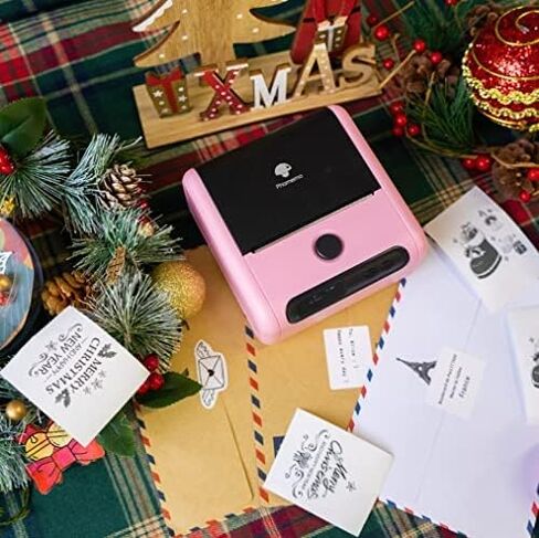 Phomemo M110 Labels 1.96'' x 1.18''(50 * 30mm), Compatible with Phomemo M110/M120/M220/M200 Label Printer, Multi-Purpose Label Tape Self-Adhesive Thermal Paper, Black on White,230 Labels/Roll in Kuwait