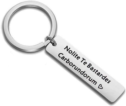 هدية نسوية من HOLLP Te Bastardes Carborundorum كيرينغ مجوهرات نسوية، لا تدع الأوغاد يسحقونك in Saudi Arabia