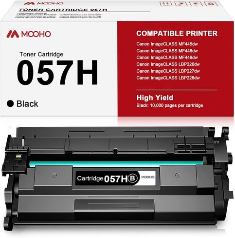 Compatible Toner Cartridge Replacement for Canon 057 CRG-057 057H CRG-057H Black High Yield Toner for Canon imageCLASS MF445dw MF455dw LBP226dw MF451dw LBP227dw MF448dw Laser Printer (1 Pack) in Saudi Arabia