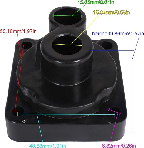 Outboard Engine 6L2-44311-00 6L2-44311-01 Water Pump Housing for Yamaha 20HP 25HP Boat Motor, fit Sierra 18-3486 in Saudi Arabia