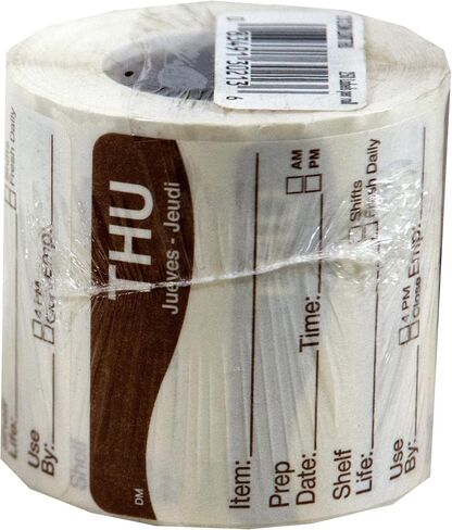 DayMark Safety Systems DissolveMark IT112213 "Sun" Day of The Week Label, 2" x 2" (Roll of 250) in Saudi Arabia