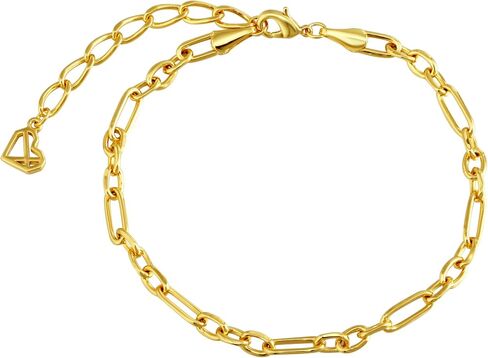 CAITLYNMINIMALIST 18K Gold Dainty Stackable Chain Bracelets for Women Gift for Women in Saudi Arabia