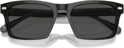 Coach Men's Hc8397u Universal Fit Square Sunglasses in Saudi Arabia
