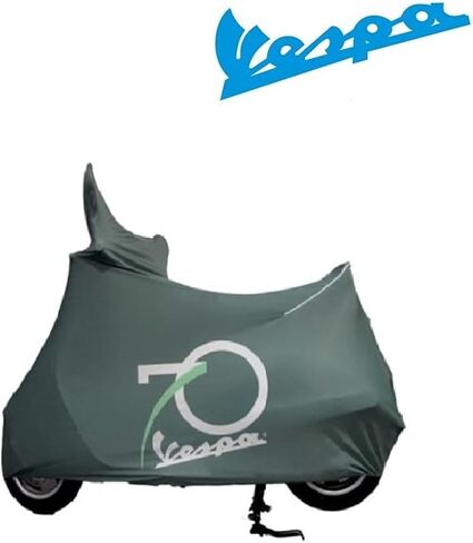 غطاء داخلي للذكرى السبعين من OEM لـ VESPA Primavera 50 & 150 مادة قماش ناعمة لحماية السكوتر الخاص بك من الغبار والأوساخ والخدوش | يبقيه لطيفًا ونظيفًا أثناء عدم الاستخدام 606458M in Kuwait