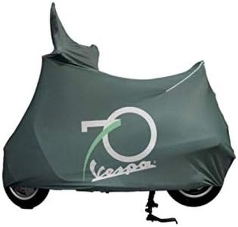 غطاء داخلي للذكرى السبعين من OEM لـ VESPA Primavera 50 & 150 مادة قماش ناعمة لحماية السكوتر الخاص بك من الغبار والأوساخ والخدوش | يبقيه لطيفًا ونظيفًا أثناء عدم الاستخدام 606458M in Kuwait