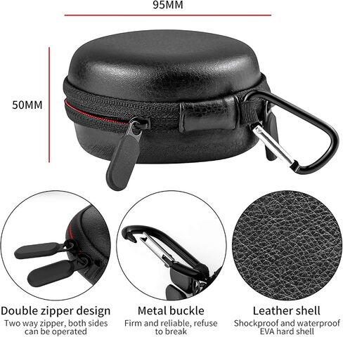 Compatible with Watch Protective Charging Case Holder Dock Travel Carrying Case iWatch Storage Box for Apple Watch 42mm/38mm Series 6/Series 5/Series 4/Series 3/Series 2/Series 1-Black in Saudi Arabia