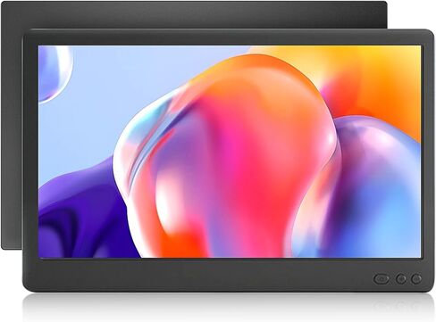 موسع شاشة الكمبيوتر المحمول مقاس 12 بوصة، 60 هرتز 768 بيكسل، موسع شاشة كمبيوتر محمول صغير HDMI/Type-C مزدوج الشاشة لأنظمة Windows وChrome وMac وSwitch وXbos وPS4 5(P1S) in Kuwait