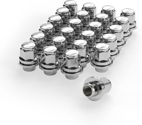 24 قطعة من صواميل العروة طراز OEM مقاس 12x1.5 من Richeer لسيارة Tacoma 4 Runner Camry Sienna، Lexus ES GS is LS RX، بطول 1.46 بوصة، 13/16 بوصة (21 مم) سداسي in Kuwait