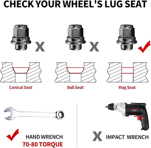 24 قطعة من صواميل العروة طراز OEM مقاس 12x1.5 من Richeer لسيارة Tacoma 4 Runner Camry Sienna، Lexus ES GS is LS RX، بطول 1.46 بوصة، 13/16 بوصة (21 مم) سداسي in Kuwait