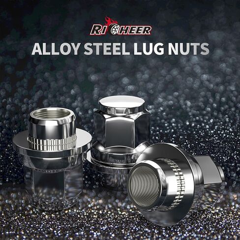 24 قطعة من صواميل العروة طراز OEM مقاس 12x1.5 من Richeer لسيارة Tacoma 4 Runner Camry Sienna، Lexus ES GS is LS RX، بطول 1.46 بوصة، 13/16 بوصة (21 مم) سداسي in Kuwait
