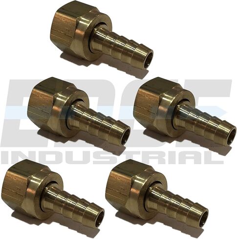 3/8 "معرف خرطوم إلى 1/2" 45 درجة SAE / 37 درجة JIC مقعد مزدوج أنثى موصل دوار نحاسي مضيئة الوقود / الهواء / الماء / الزيت / الغاز / WOG (الكمية 01) in Kuwait