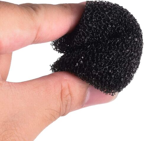 Bluecell 12pcs 6 x 3.5cm Black Color Pre-Filter Foam Sponge Roll for Aquarium Fish Tank in Kuwait