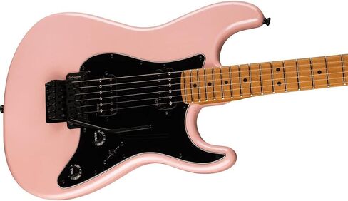 Squier Contemporary Stratocaster HH Floyd Rose Electric Guitar, with 2-Year Warranty, Shell Pink Pearl, Roasted Maple Fingerboard in Saudi Arabia