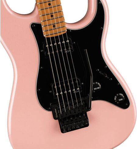 Squier Contemporary Stratocaster HH Floyd Rose Electric Guitar, with 2-Year Warranty, Shell Pink Pearl, Roasted Maple Fingerboard in Saudi Arabia