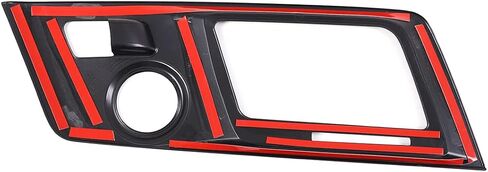 Car Interior Gear Shift Frame Trim Sticker for Chevrolet Corvette C7 2014-2019 Control Gear Shift Knob Panel Frame Cover Auto Accessories (Carbon Fiber) in Saudi Arabia