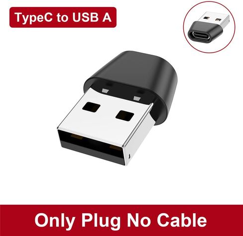 USB C Female to USB Male Adapter Pack of 2, USB 2.0 USB-C to USB-A OTG Adapter Compatible with USB C to USB C Charging Cable in Saudi Arabia