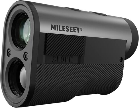 جهاز تحديد نطاق الجولف 656 ياردة، محدد نطاق الجولف MiLESEEY مع بطارية قابلة لإعادة الشحن، قفل العلم مع اهتزاز النبض، منحدر عند التشغيل، دقة 0.5 ياردة وسرعة قياس 0.3 ثانية، تكبير 6X (أسود) in Kuwait