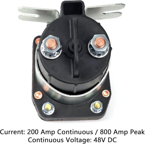 114-4811-020 ملف لولبي للمبتدئين 48 فولت 4 أطراف 200 أمبير، ملف لولبي 48 فولت متوافق مع ترومبيتا، عربة جولف كهربائية in Kuwait