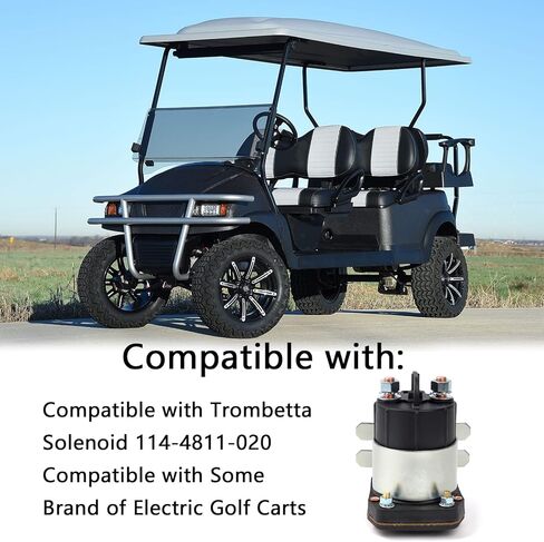 114-4811-020 ملف لولبي للمبتدئين 48 فولت 4 أطراف 200 أمبير، ملف لولبي 48 فولت متوافق مع ترومبيتا، عربة جولف كهربائية in Kuwait