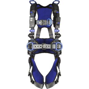 3M 1113705 DBI-SALA ExoFit X300 حزام أمان للتسلق/الوضع/الإنقاذ للحماية من السقوط، OSHA، ANSI، حلقات على شكل حرف D للظهر والورك والأمامية والكتف، قفل تلقائي سريع للساق والصدر، متوسط in Saudi Arabia