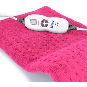 Heating Pad for Back Pain Relief, 12" X 24", Insta-Heat Technology - 3 Heat Levels, Heating Pads for Cramps - Auto Shut-Off, Large Menstrual Heating Pad, Ultra Soft Microfiber Fabric, Machine Washable in Saudi Arabia