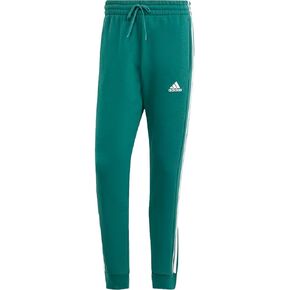 adidas Men's Essentials 3-Stripes Fleece Tapered Cuff Pants in Saudi Arabia
