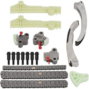 MAYASAF Engine Timing Chain Kit for Buick Lucerne 2006-2011, for Cadillac Allante 1993/DeVille 1994-2005/DTS 2006-11/Eldorado/Seville/SRX/STS/XLR, for Olds Aurora 1995-03, for Pontiac Bonneville 04-05