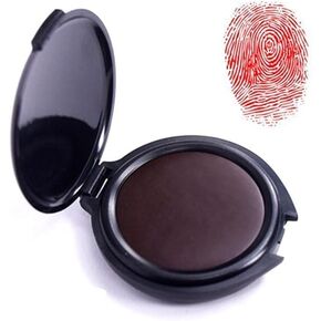 لوحة حبر بصمة الإصبع، لوحة حبر بصمة الإبهام لكاتب العدل، لوحة حبر بصمة الإبهام، مجموعة بصمات الأصابع لإنفاذ القانون، لوازم كاتب العدل لمستلزمات كاتب العدل، بطاقات الهوية الأمنية وبصمات الأصابع (أسود) in Kuwait